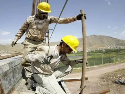 سقوط مرگبار کارگر ساختمانی در همدان