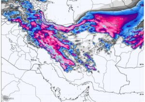 هشدار قرمز برای یک استان؛ ورود موج گسترده برف و باران به ۲۲ استان کشور