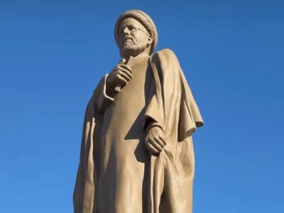 بزرگترین مجسمه شهید رئیسی در اردبیل رونمایی شد