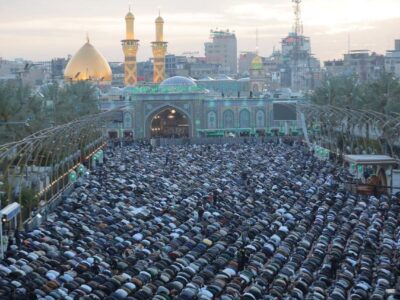 نماز عید فطر در بین‌الحرمین