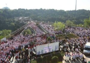 ده هزار نفر به عشق خلیج فارس در پل طبیعت