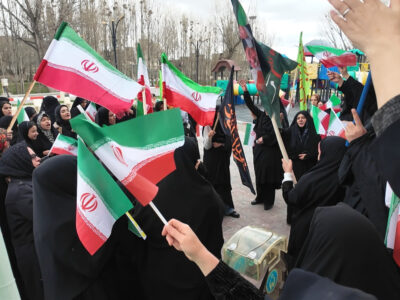 بانوان سرعینی روز و شب برای ایران در خروشند